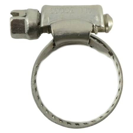 Midwest Fastener No. 6 18-8 Stainless Steel Flat Hose Clamps 4PK 36641